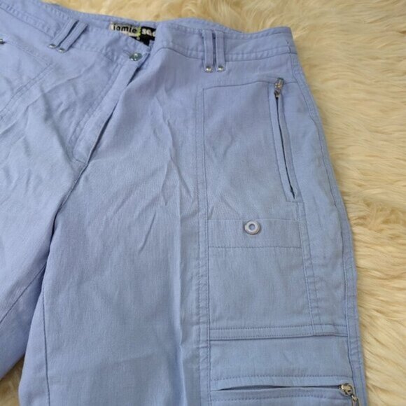 Jamie Sadock Blue Cargo Capris Women Size 6 - Picture 5 of 10
